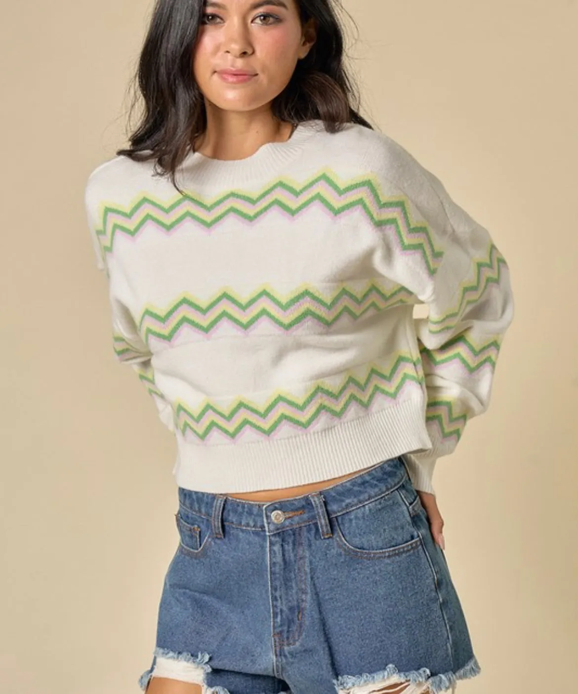 Zig zag sweater